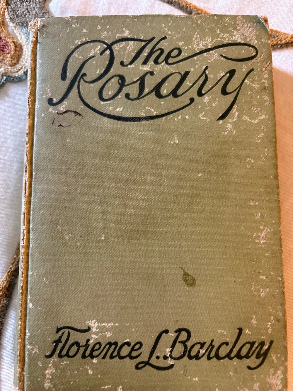 Olive Green Decorative Book – The Rosary